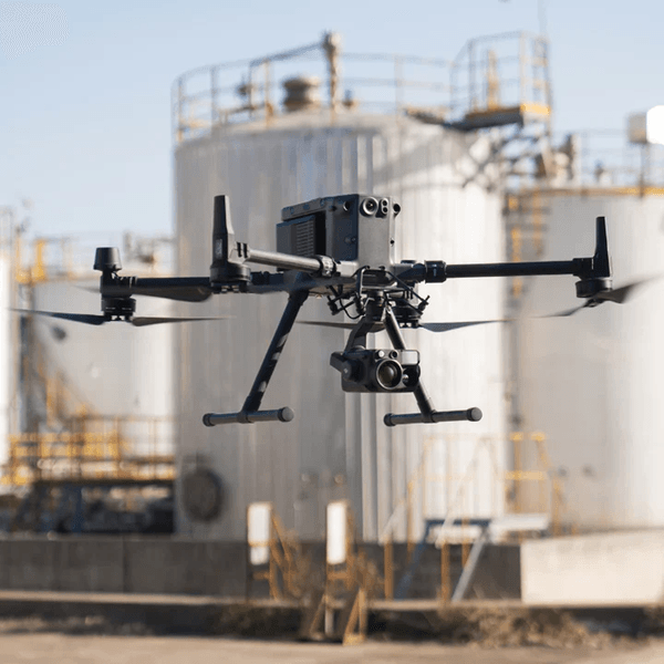 Fotogrametria com drones da instalação