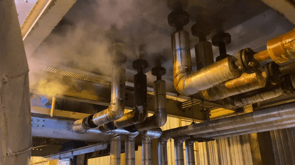Documentación de campo del sistema de vapor